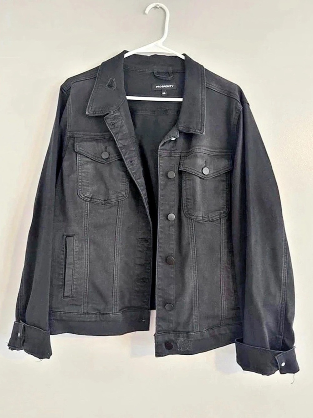 Prosperity Black Denim Jacket